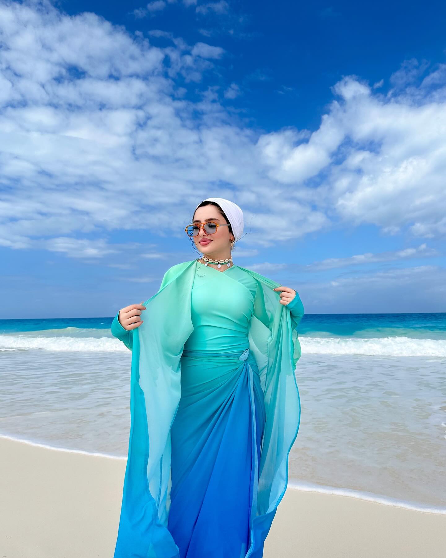 Aqua Burkini cardigan