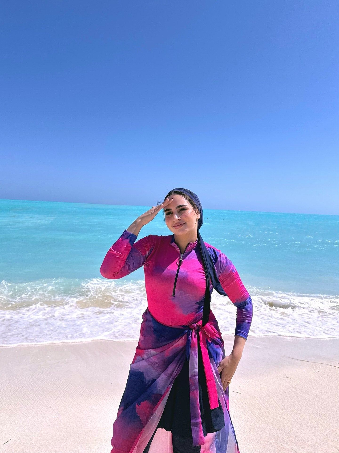 Lilac pink Burkini   (5P)