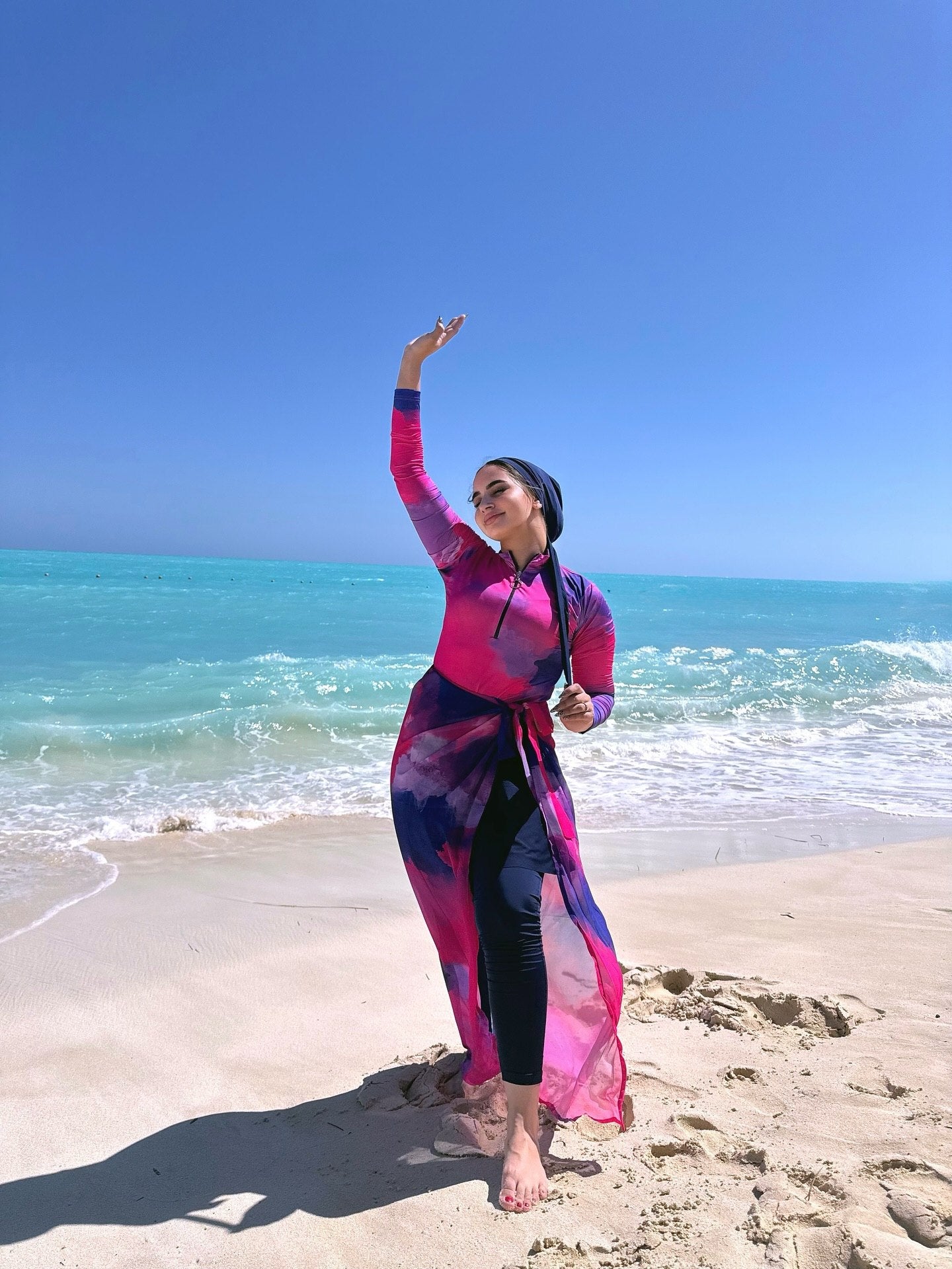 Lilac pink Burkini   (5P)