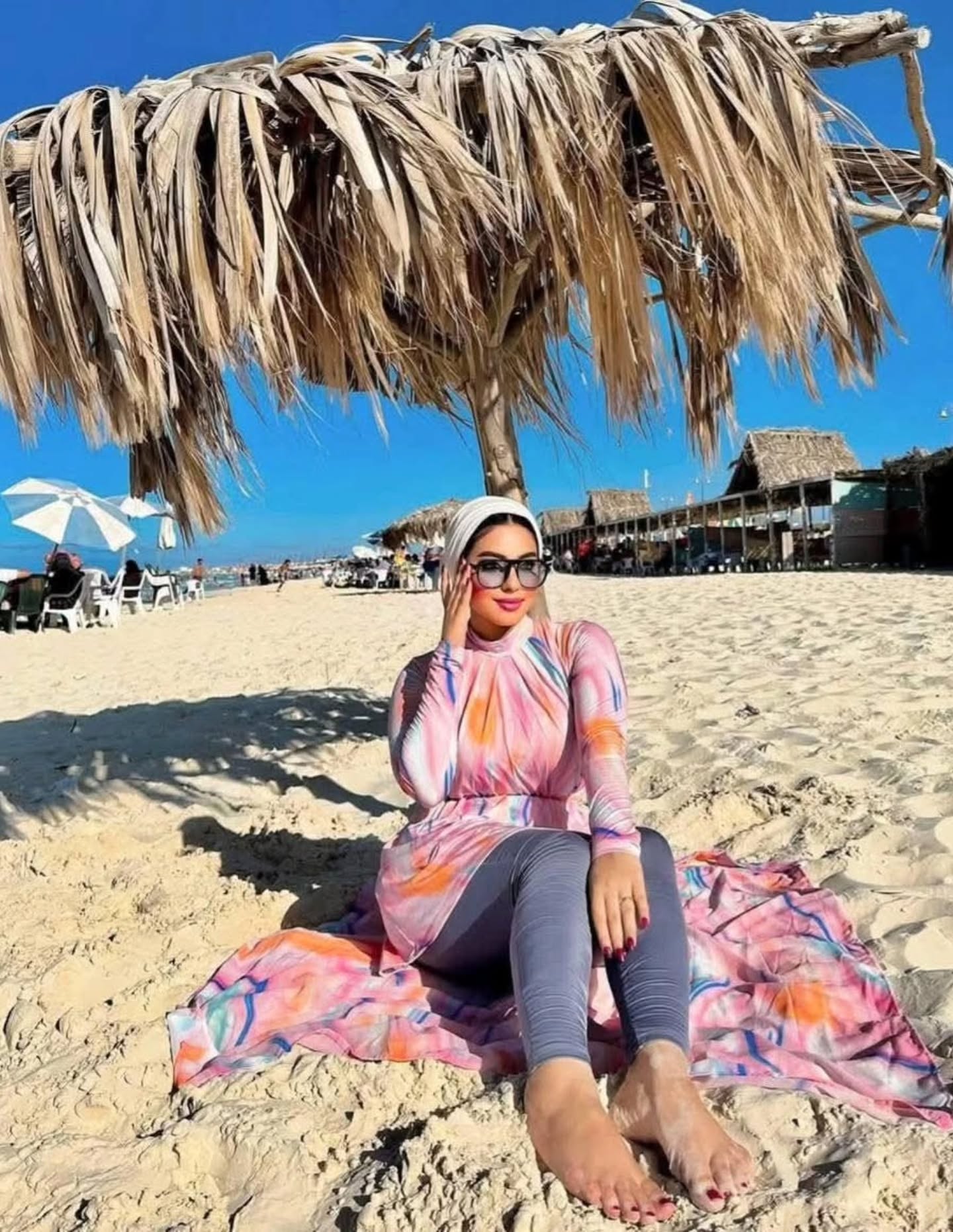 Pink dress Burkini (4P)
