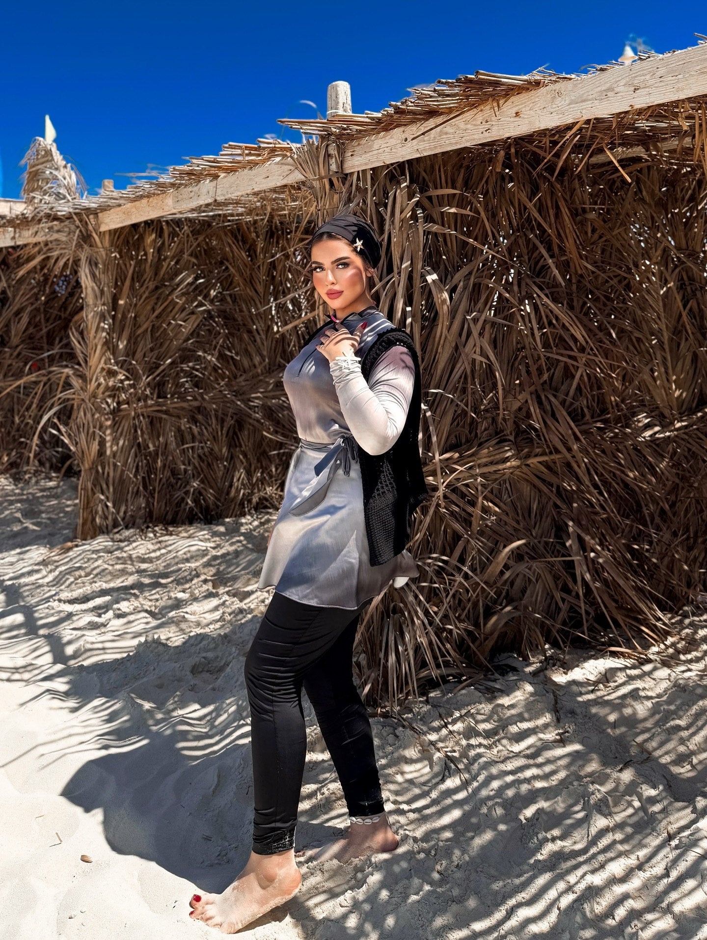 Gray degrade Burkini (5P)