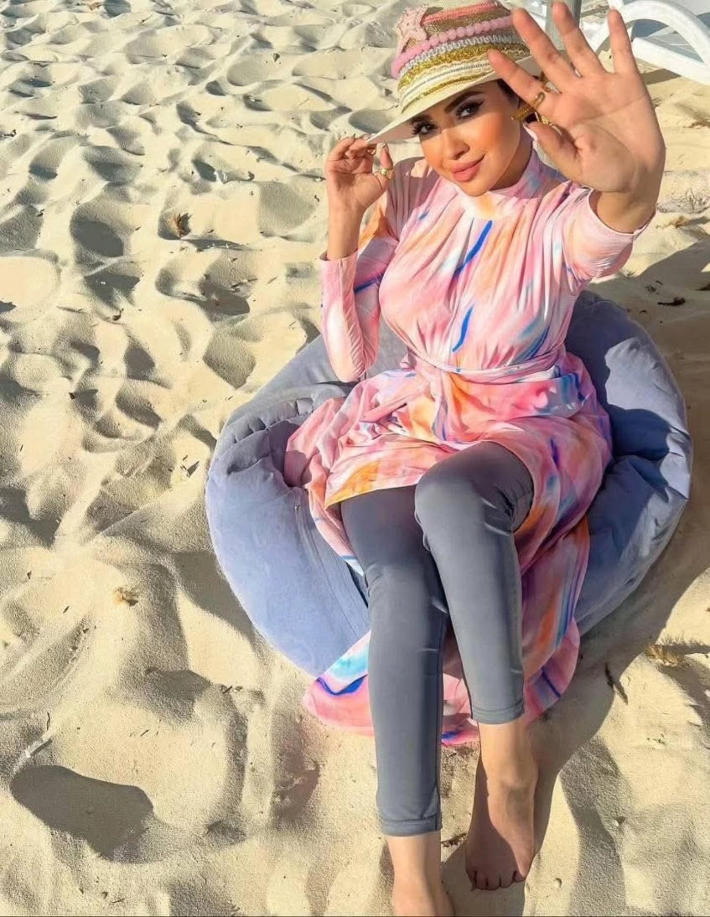 Pink dress Burkini (4P)