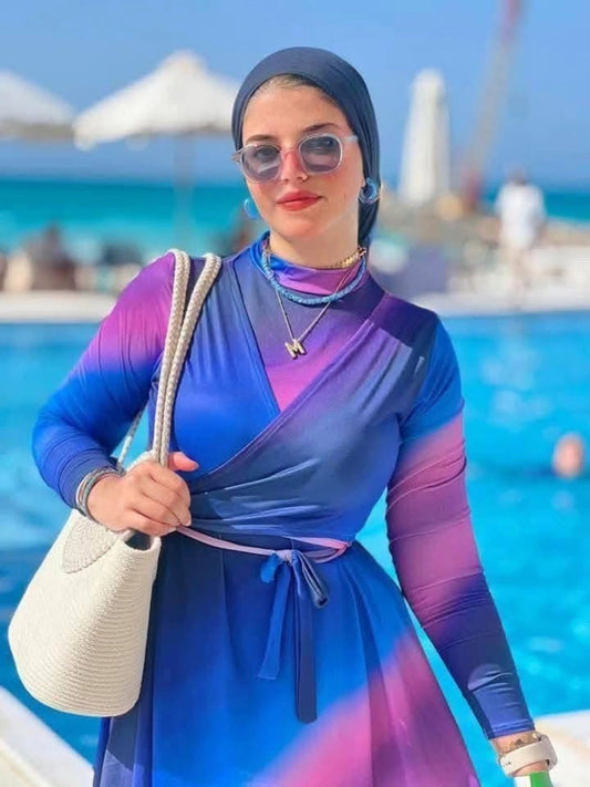 Lavender dress Burkini  (4P)