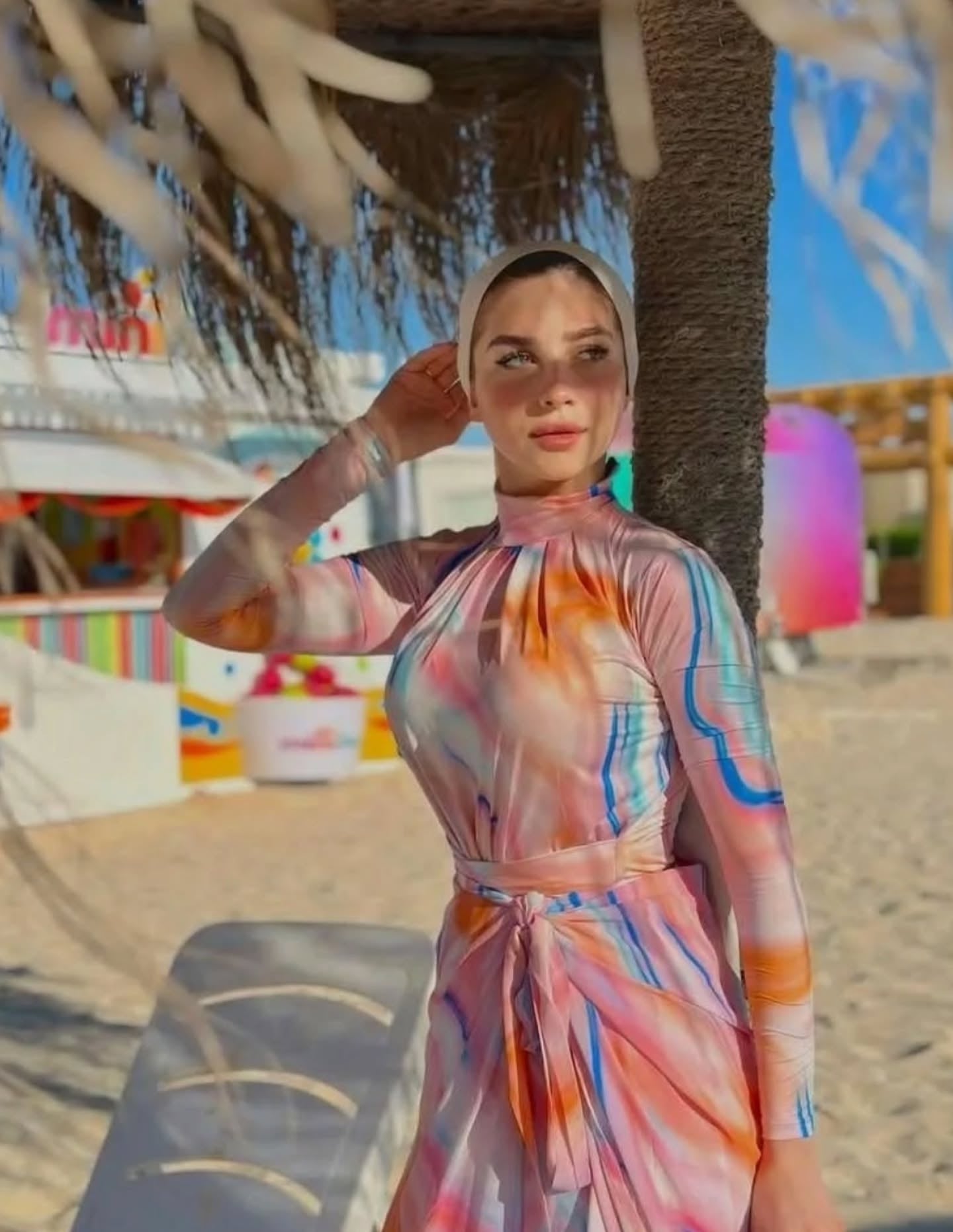 Pink dress Burkini (4P)