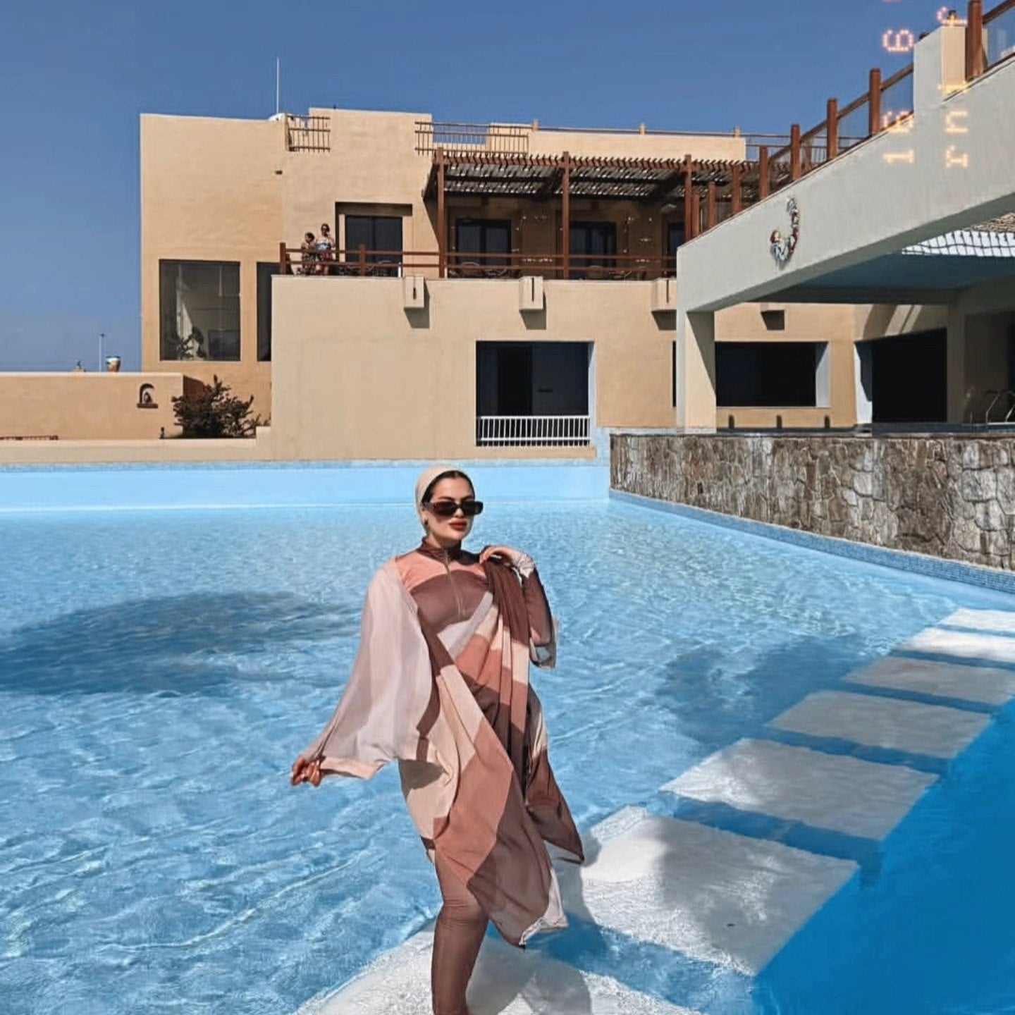 Brown  Burkini cardigan
