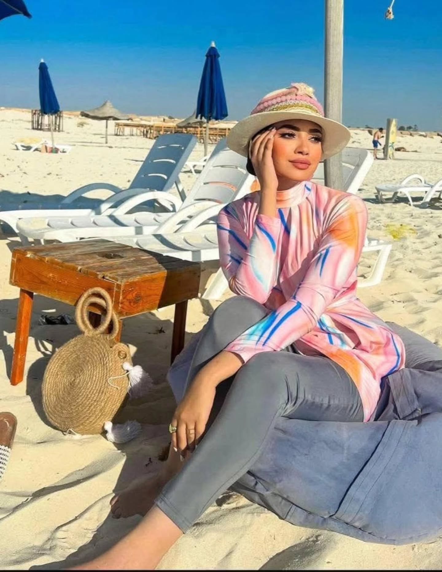 Pink dress Burkini (4P)