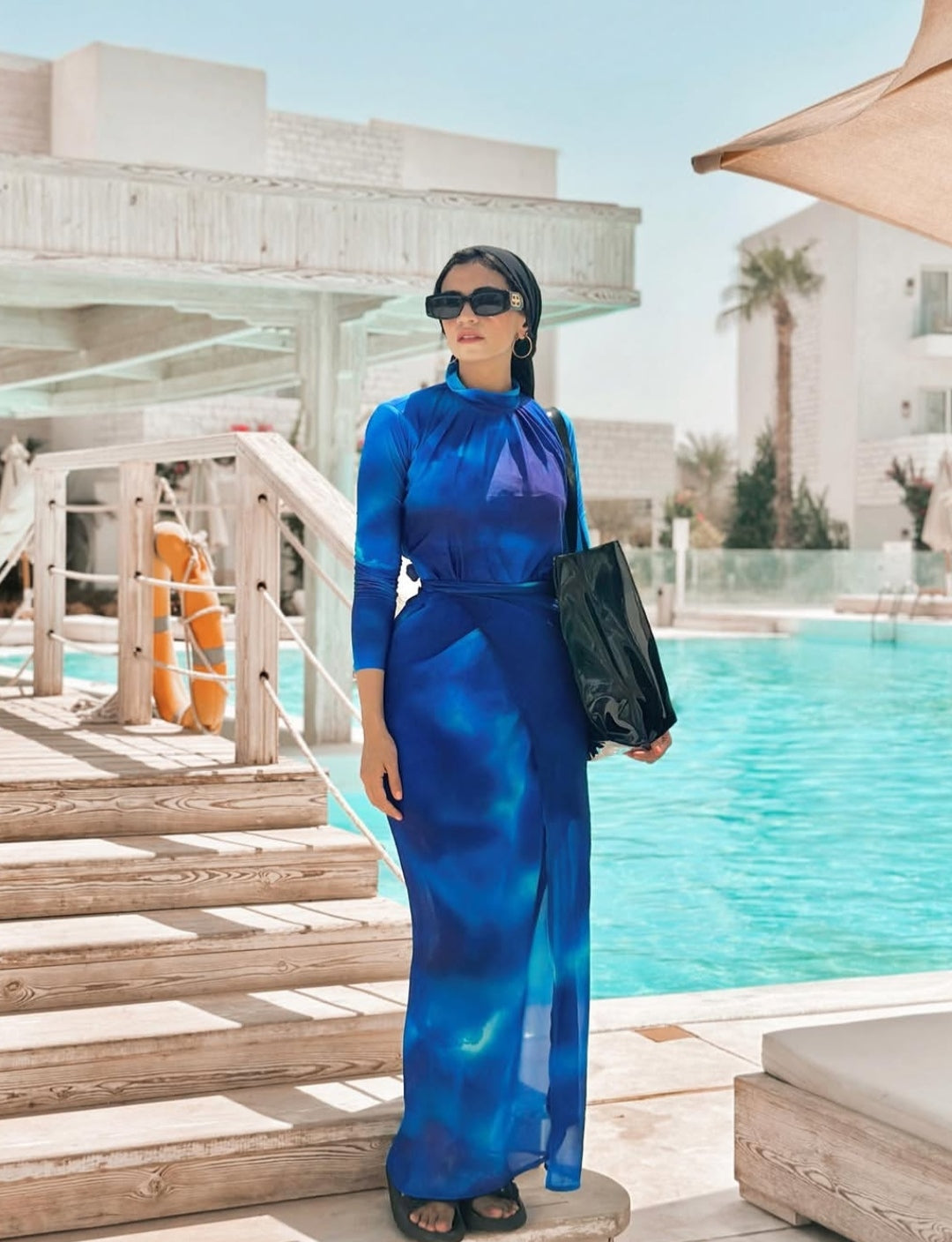 Blue dress Burkini (4P)
