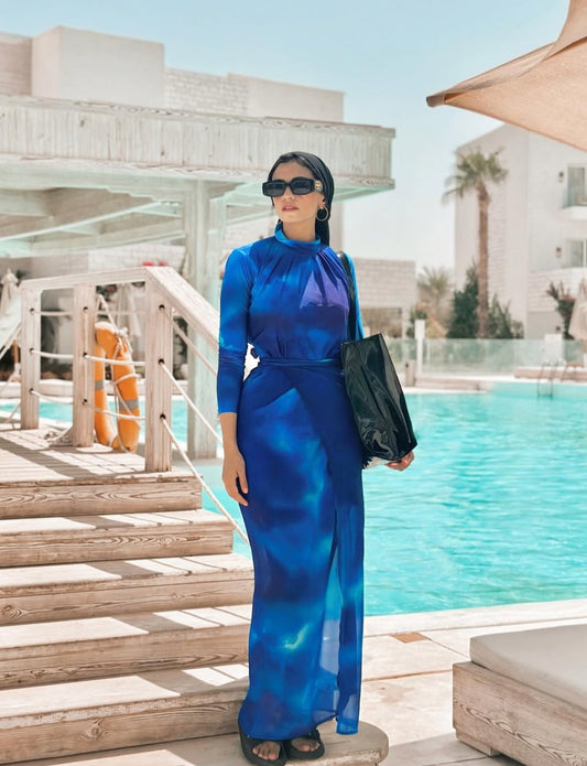 Blue dress Burkini (4P)