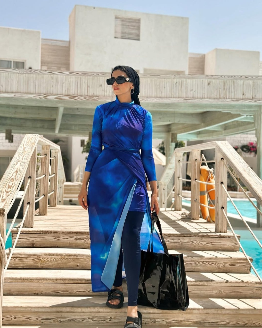 Blue dress Burkini (4P)