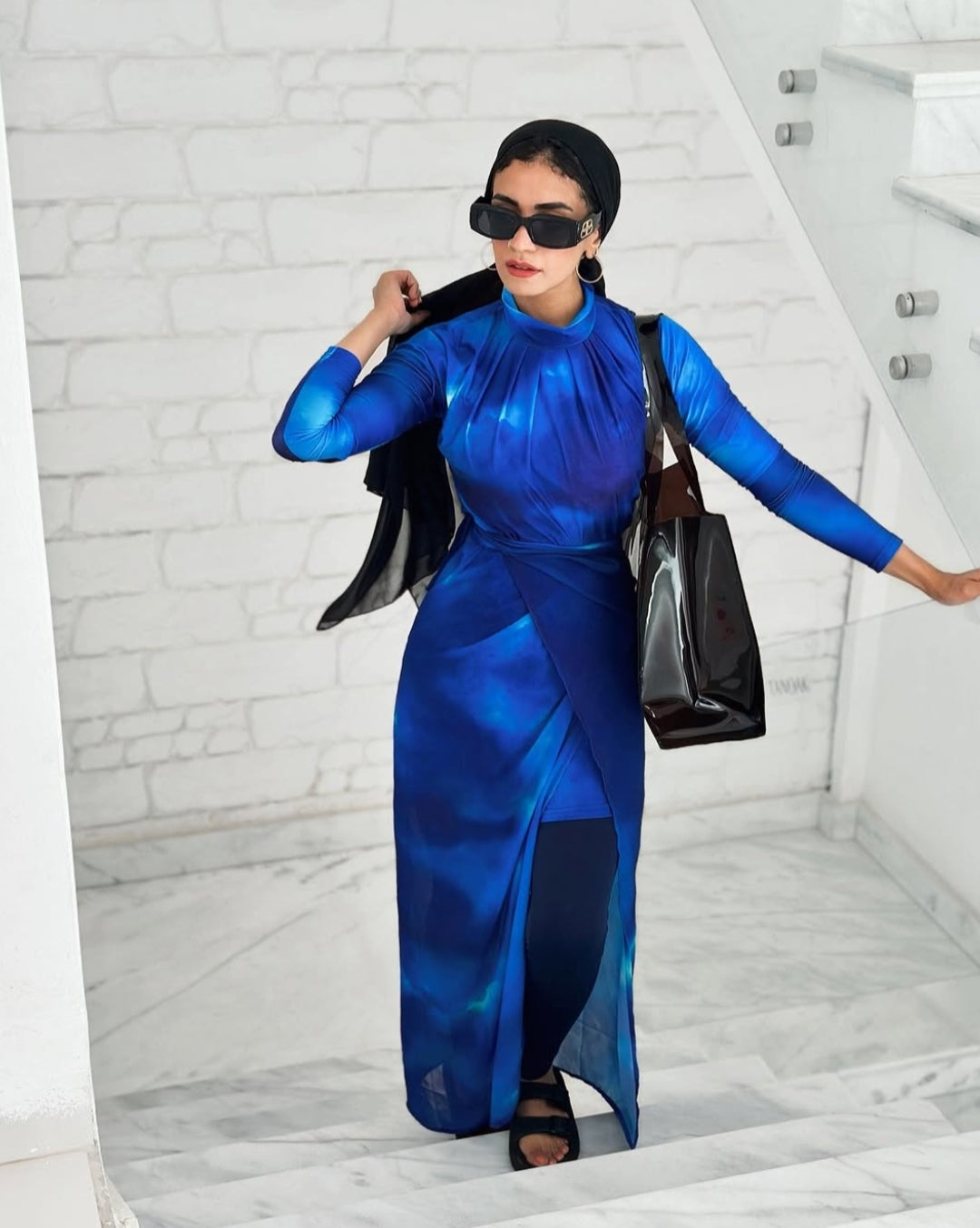 Blue dress Burkini (4P)