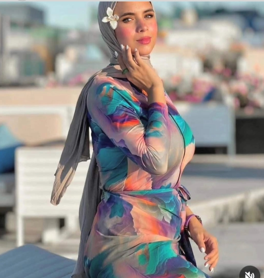 Flowery Burkini (5P)