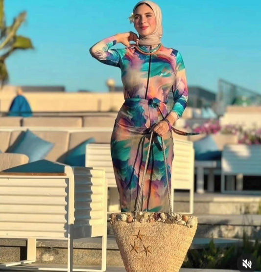Flowery Burkini (5P)