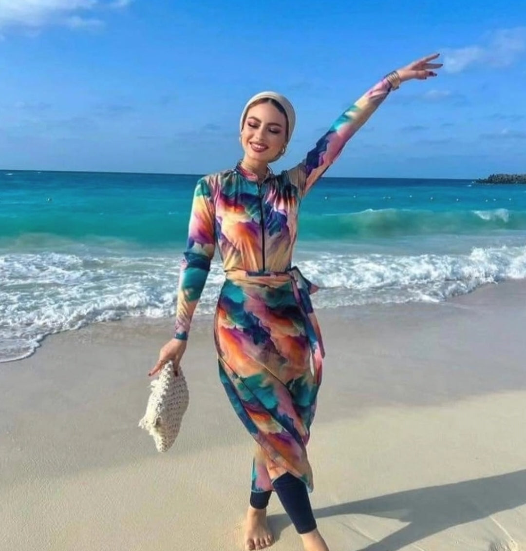 Flowery Burkini (5P)