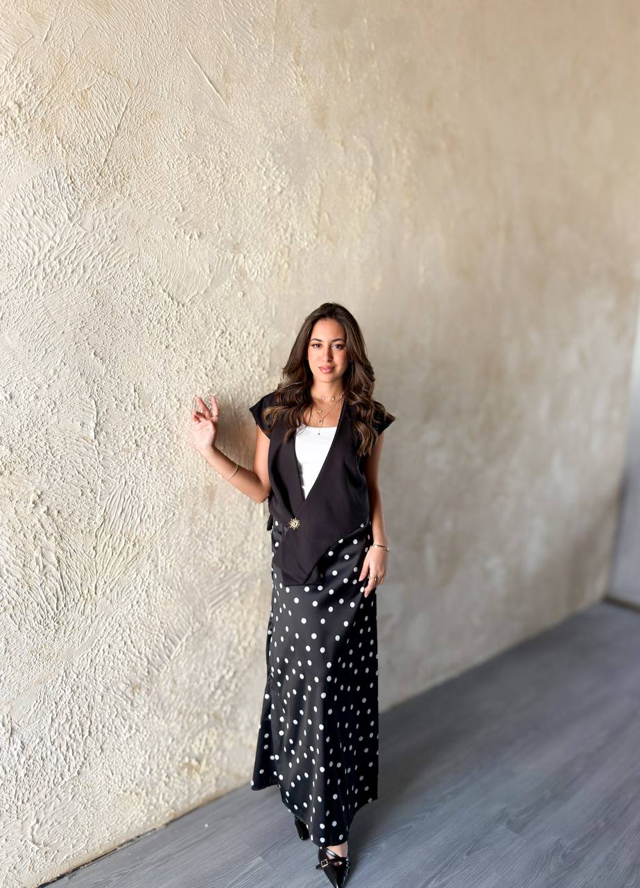 Polka dots skirt